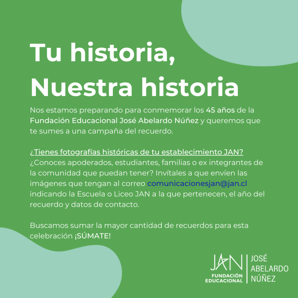 Invitación: 45 Años Fundación JAN